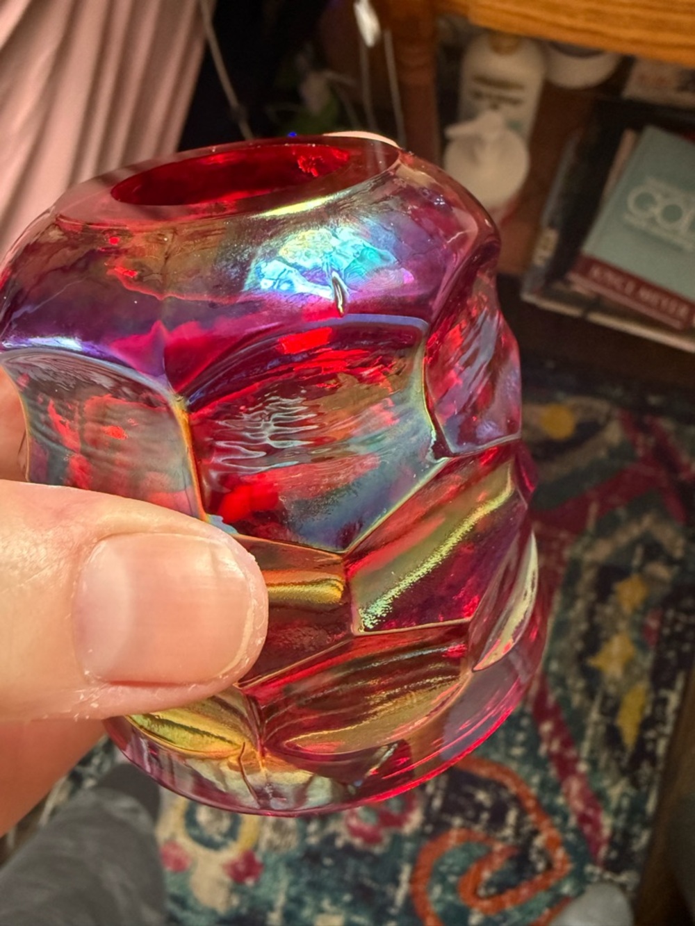 Black Cat Vintage x Mosser collaboration. Red carnival Georgia fairy lamp - Picture 13 of 13